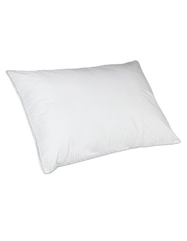 Μαξιλάρι ύπνου 850gr A' ποιότητα μέτριο 50x70εκ. με γκρι ρέλι