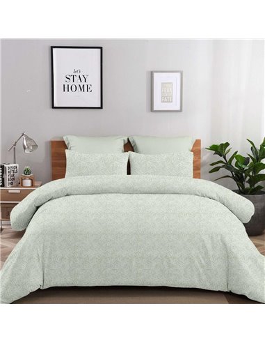 Σετ υπέρδιπλα σεντόνια Aliessia oil από 100% βαμβάκι 245x260εκ.