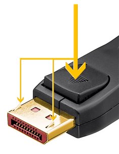 GOOBAY καλώδιο DisplayPort 74761, 16K/60Hz, 80 Gbps, 2m, μαύρο