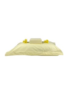 Μαξιλαροθήκες Oxford Πεννιέ Yellow από 100% βαμβάκι 52x72εκ. σετ 2 τμχ.