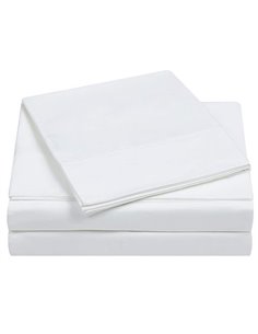 Μαξιλαροθήκη 144 κλωστών 80% βαμβακερό 20% πολυέστερ 52x72εκ. λευκή