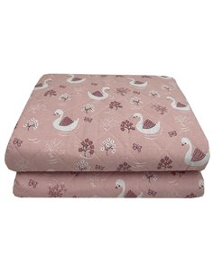 Κουβερλί παιδικό swan II από 100% βαμβάκι 160x250εκ.