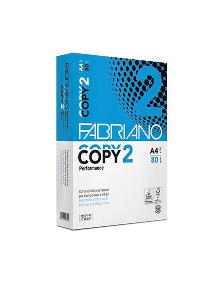 FABRIANO COPY 2 φωτοαντιγραφικό χαρτί A4 80gr 500φ- Πληρωμή μετρητοίς. Παραλαβή αποκλειστικά από την έδρα μας σε Θεσσαλονίκη.