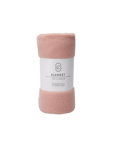 Κουβέρτα Fleece ροζ 130x160εκ.