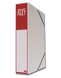 Next κουτί αρχειοθέτησης λευκό κόκκινo Υ36x27x7εκ.