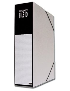 Next κουτί αρχειοθέτησης λευκό μαύρο Υ36x27x10εκ.