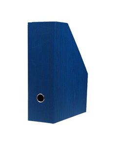 Νext θήκη περιοδικών σκληρή fabric μπλε Υ33x27x10εκ.