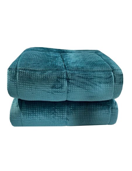 Κουβερτοπάπλωμα υπέρδιπλο πράσινο 220x240εκ.