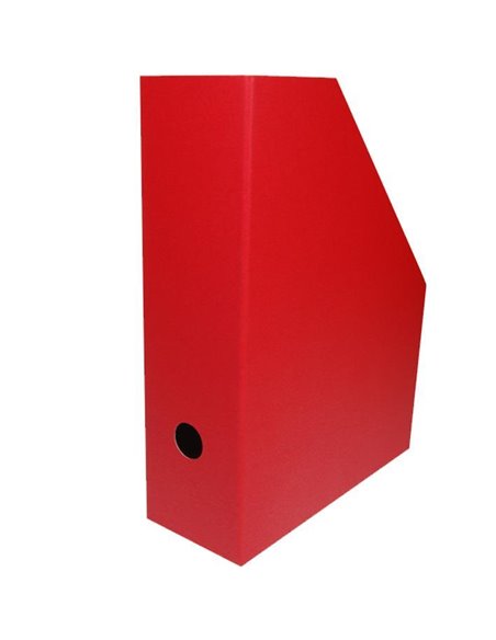 Next θήκη περιοδικών Colors κόκκινη χάρτινη Υ32x25x9 εκ.