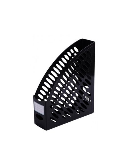 Ark θήκη περιοδικών μαύρη Α4 Υ25x30x8εκ.