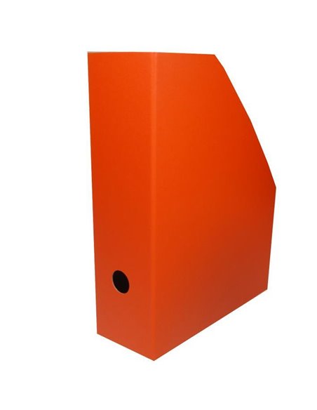Next θήκη περιοδικών Colors  πορτοκαλί χάρτινη Υ32x25x9 εκ.
