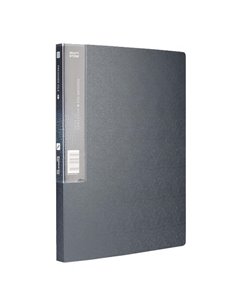 Comix ντοσιέ σκούρο γκρι με πιάστρα, 23,5x30.7 εκ.