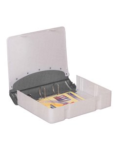 Κλασέρ-κουτί αρχειοθέτ. PP ασημί Υ36x28x7,5εκ.