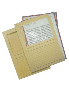 Ντοσιέ τύπου Γ μπεζ με παράθυρο Υ31x22εκ.