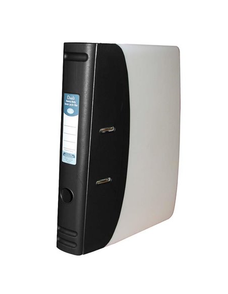 Κλασέρ PP με 2 κρίκους Α4 5/32 μαύρο μεταλλικό