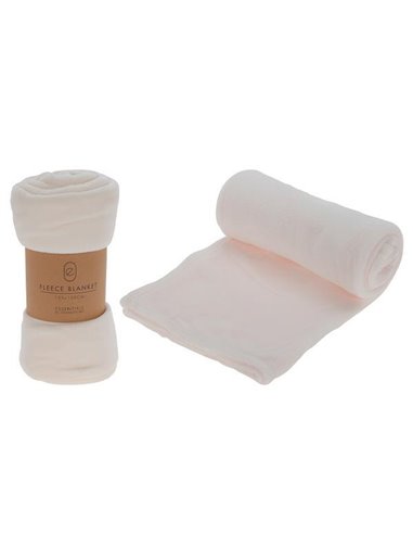 Ριχτάρι Fleece I 125x150εκ. λευκό του πάγου