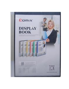 Comix σούπλ 20 φύλλων PP μαύρο Α4 Υ31x23,5x1,5εκ.
