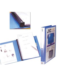 Comix σούπλ 20 φύλλων σπιράλ PP μπλε Α4 Υ31,5x26x3εκ.