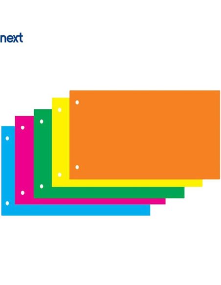 Next διαχωριστικά οριζόντια ντοσιέ 100τεμ (γλώσσες) Υ23x12εκ