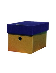 Νext κουτί classic μπλε καπάκι Α5 Υ16x16x22εκ.
