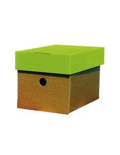 Νext κουτί classic λαχανί καπάκι Α5 Υ16x16x22εκ.