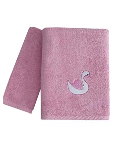 Σετ παιδικές πετσέτες Swan 100% βαμβάκι πεννιε 480gsm