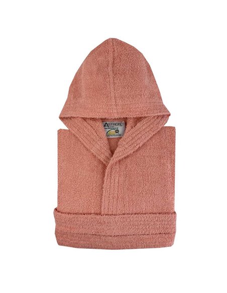 Μπουρνούζι παιδικό κοραλί 6-8 ετών