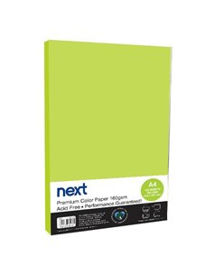 Χαρτόνι φωτοαντιγραφικό λαχανί Α4 100 φύλλα 160γρ