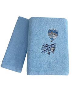 Σετ παιδικές πετσέτες Sky fly 100% βαμβάκι πεννιε 480gsm