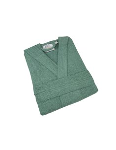 Μπουρνούζι με κουκούλα πράσινο xlarge