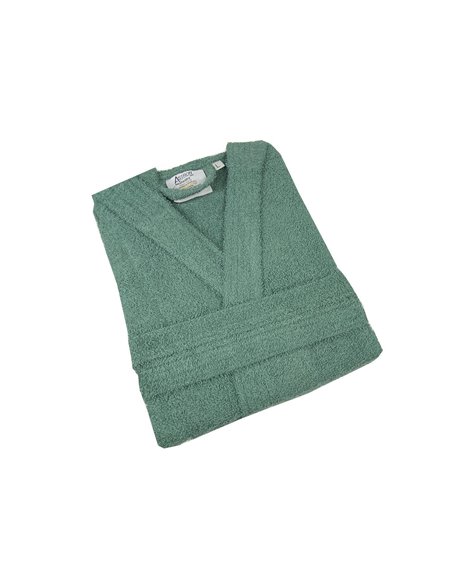 Μπουρνούζι με κουκούλα πράσινο xlarge