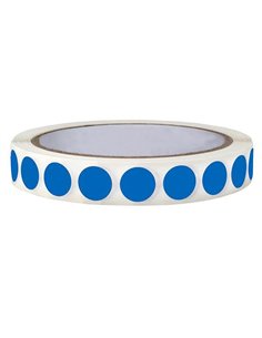 Ετικέτες αυτοκ.στρόγγυλες Ø13mm μπλε ρολλό 1000τεμ