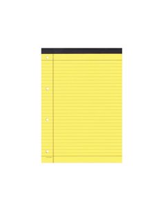 Next μπλοκ yellow-δικηγορικό ριγέ 21x29εκ. 40φυλ.