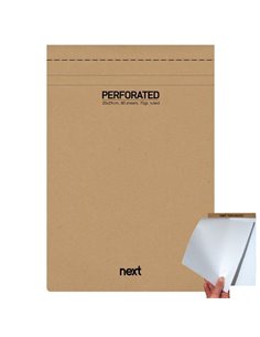 Next μπλοκ σημειώσεων perforated ριγέ 21x29εκ., 80φ., 70γρ.