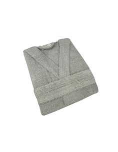 Μπουρνούζι με κουκούλα γκρι xlarge