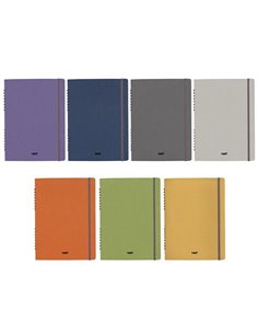 Next Natural τετράδιo με κρυφό σπιράλ 17x25εκ. 3θεμ., 105φ. με λάστιχο