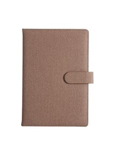 Επαγγελματικό σημειωματάριο PU Α5 καφέ 122 σελ.