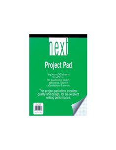 Next μπλοκ καρέ 21x29εκ. 50φυλ.