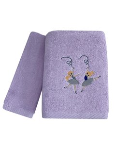 Σετ παιδικές πετσέτες Ballerines 100% βαμβάκι πεννιε 480gsm