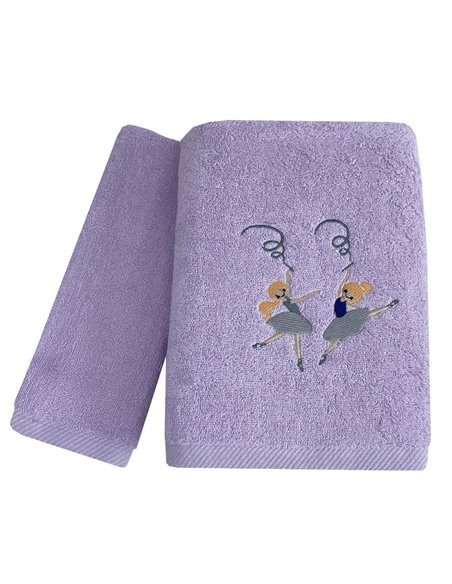 Σετ παιδικές πετσέτες Ballerines 100% βαμβάκι πεννιε 480gsm