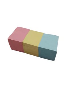 Αυτοκόλλητα χαρτάκια 3 χρώματα παλ 5.1x3.8εκ. 100φ.