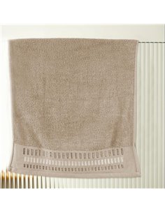 Σετ πετσέτες 3 τεμ. "Amy" beige 100% βαμβάκι πεννιε 430gsm