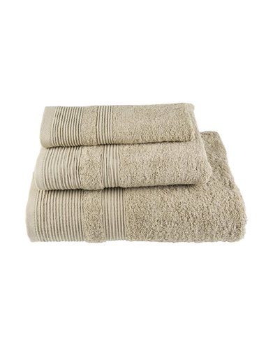 Πετσέτα μονόχρωμη 100% βαμβάκι πεννιε 550gsm 50x100εκ. μπεζ