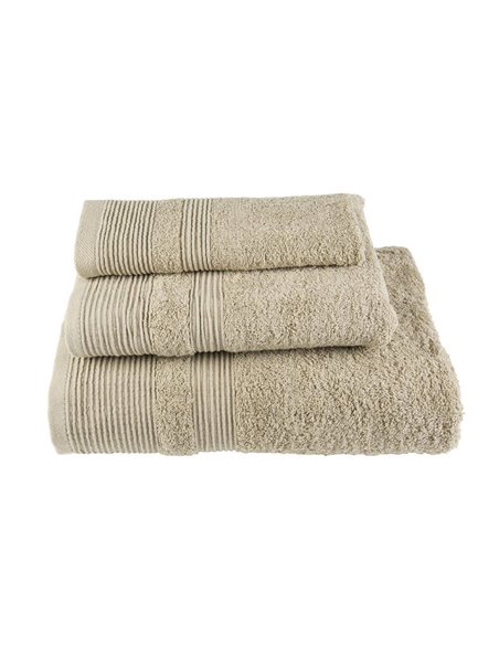 Πετσέτα μονόχρωμη 100% βαμβάκι πεννιε 550gsm 50x100εκ. μπεζ