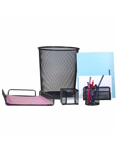 Σετ γραφείου μαύρο 5 τεμαχίων