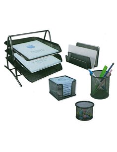 Σετ γραφείου μαύρο 5 τεμάχια