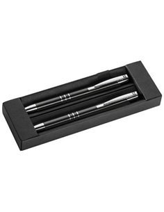 Σετ στυλό - μολύβι μαύρο, σε πολυτελή θήκη