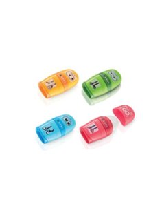 Adel ξύστρα - σβήστρα Cubies New βαρελάκι