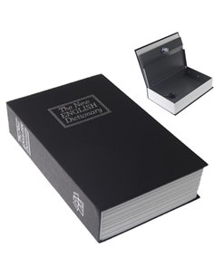 Χρηματοκιβώτιο-λεξικό μαύρο Y24x15.5x5.5εκ.