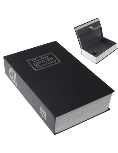 Χρηματοκιβώτιο-λεξικό μαύρο Y24x15.5x5.5εκ.